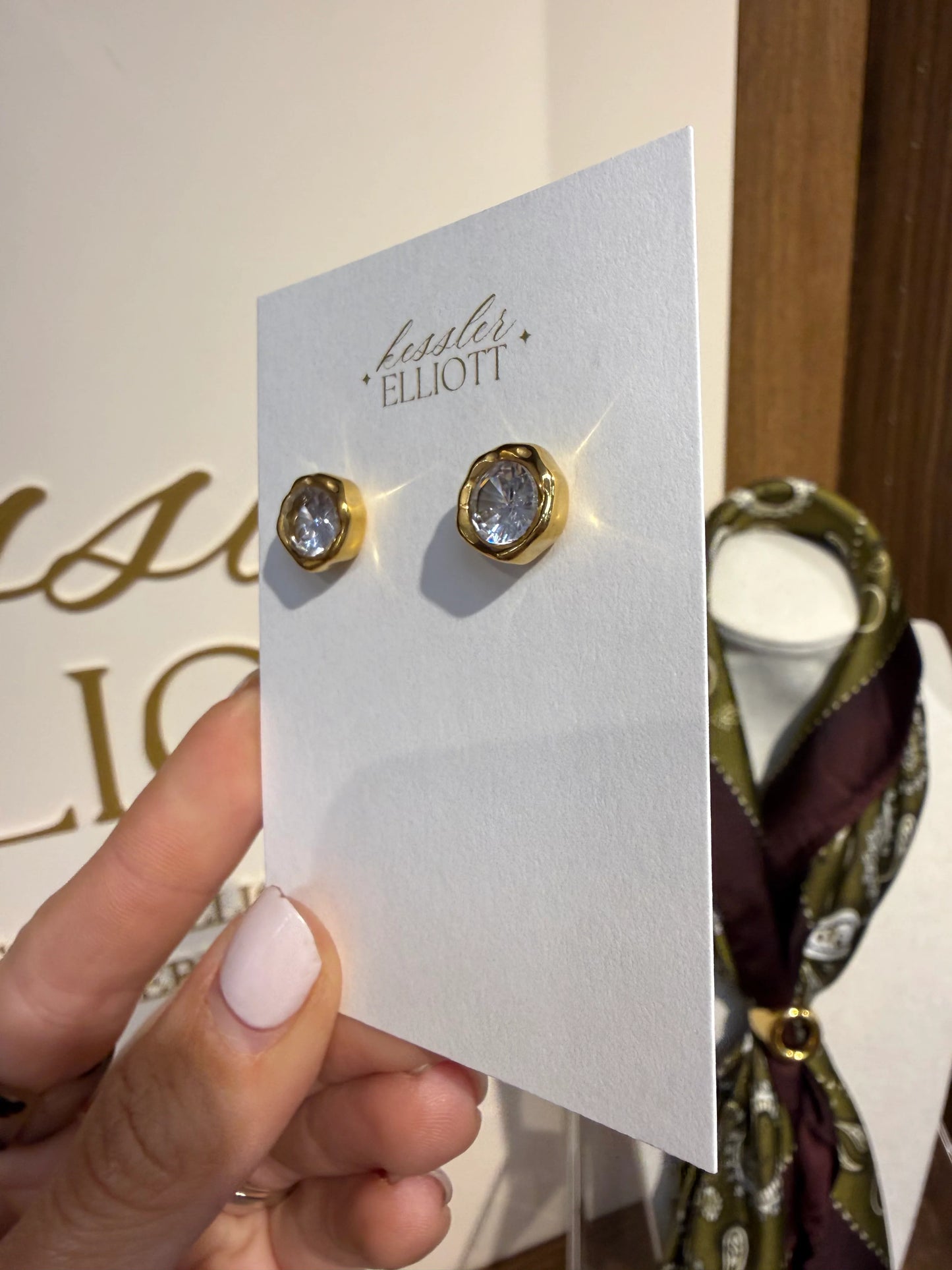 Oversize Stone Studs