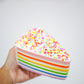 Cake Slice Squishy w/Sprinkles - Large - Southern Belle Boutique
