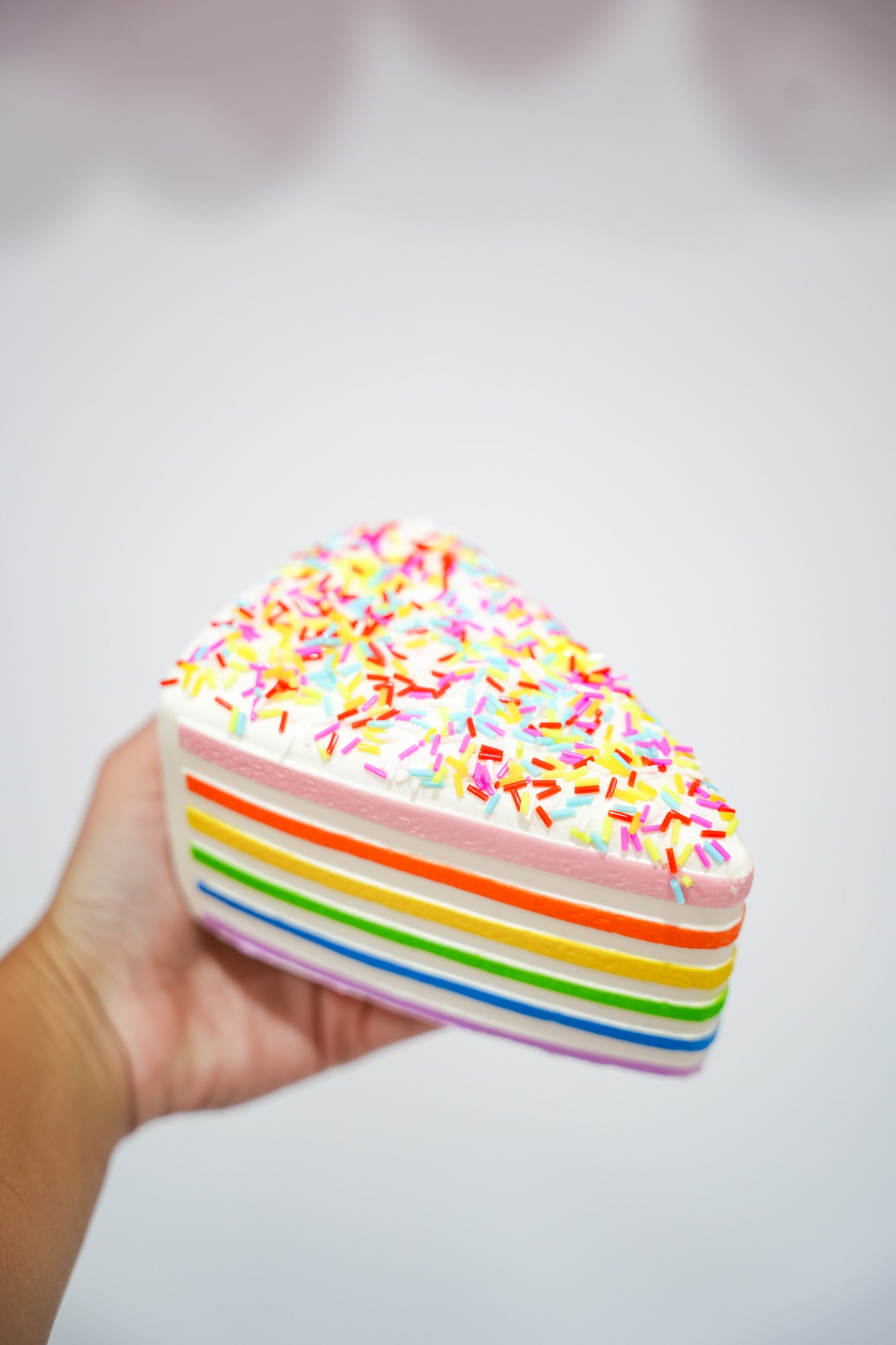 Cake Slice Squishy w/Sprinkles - Large - Southern Belle Boutique