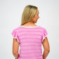 Pink Flutter Sleave Top - Southern Belle Boutique