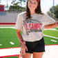 Leopard Football Laces Tee