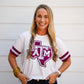 Texas A&M Sparkle Logo T-Shirt