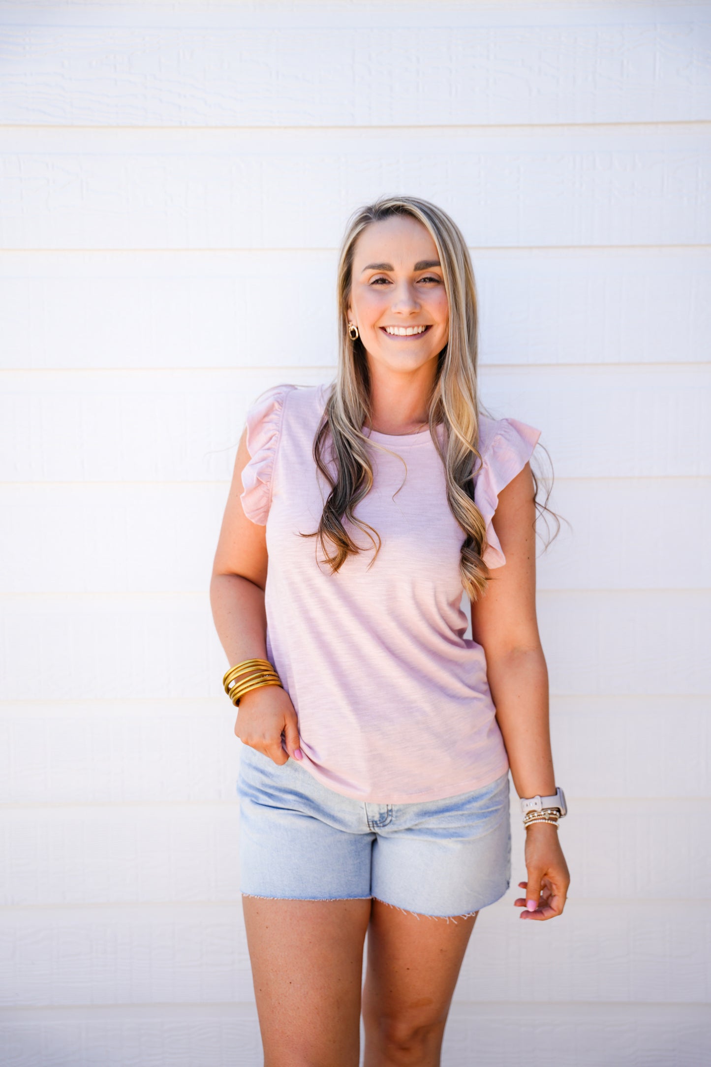 North Tank - Petal Pink - Southern Belle Boutique