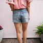 Jane High Rise Frey Hem Short - Incorporated - Southern Belle Boutique