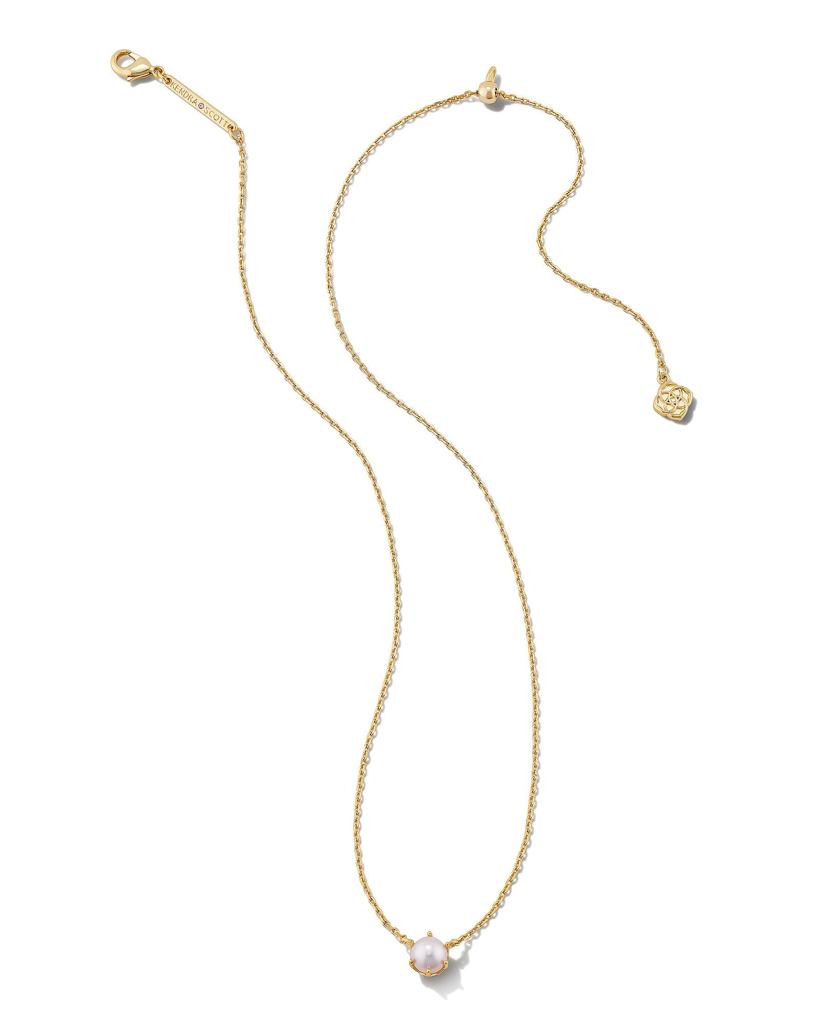 Ashton Pearl Pendant Necklace Gold - Southern Belle Boutique