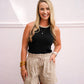 Mariah Tank - Black - Southern Belle Boutique