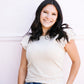 Akiko Top - White - Southern Belle Boutique