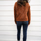 Western Boots Stitched Sweater