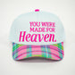 Made for Heaven Polka Dot Trucker Hat - Southern Belle Boutique