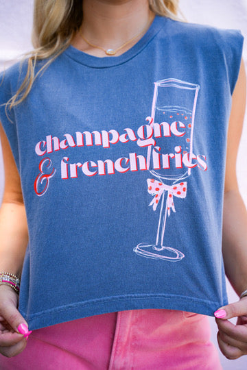 Champagne & French Fries Tee