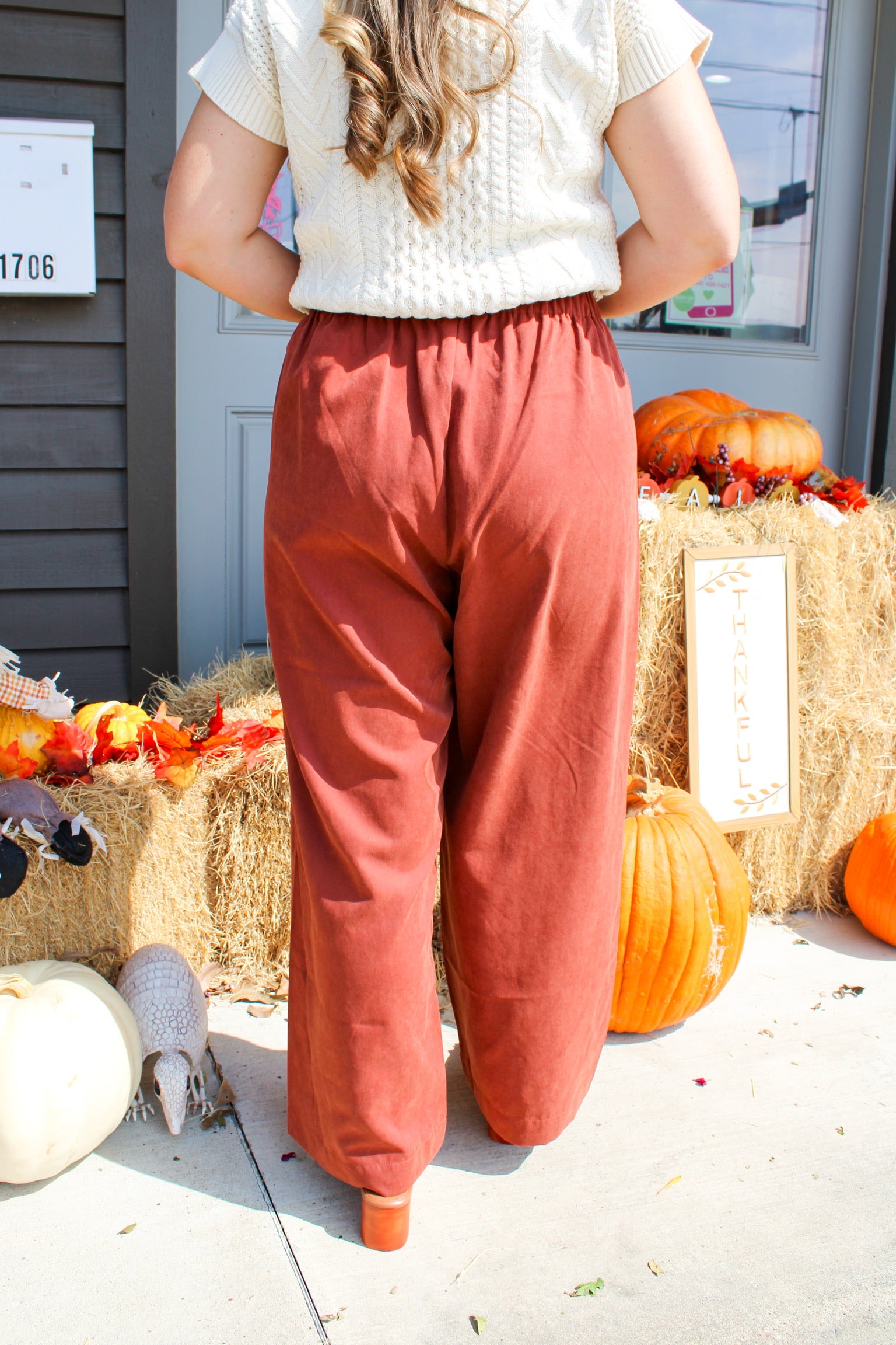 Paris Pants - Mahogany - Southern Belle Boutique