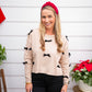 Cream w/Velvet Bow Sweater