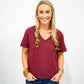 Amaya Tee - Bordeaux