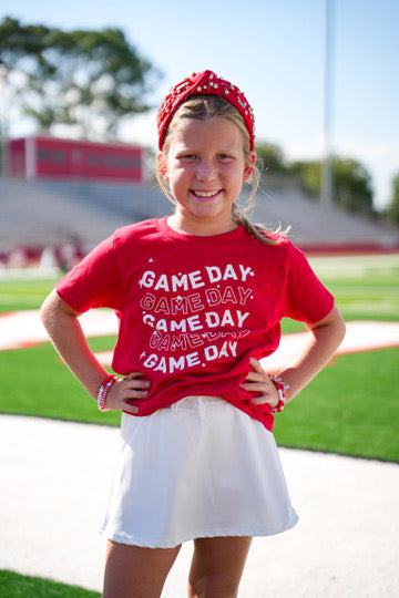 Wavy Game Day Youth Tee - Southern Belle Boutique