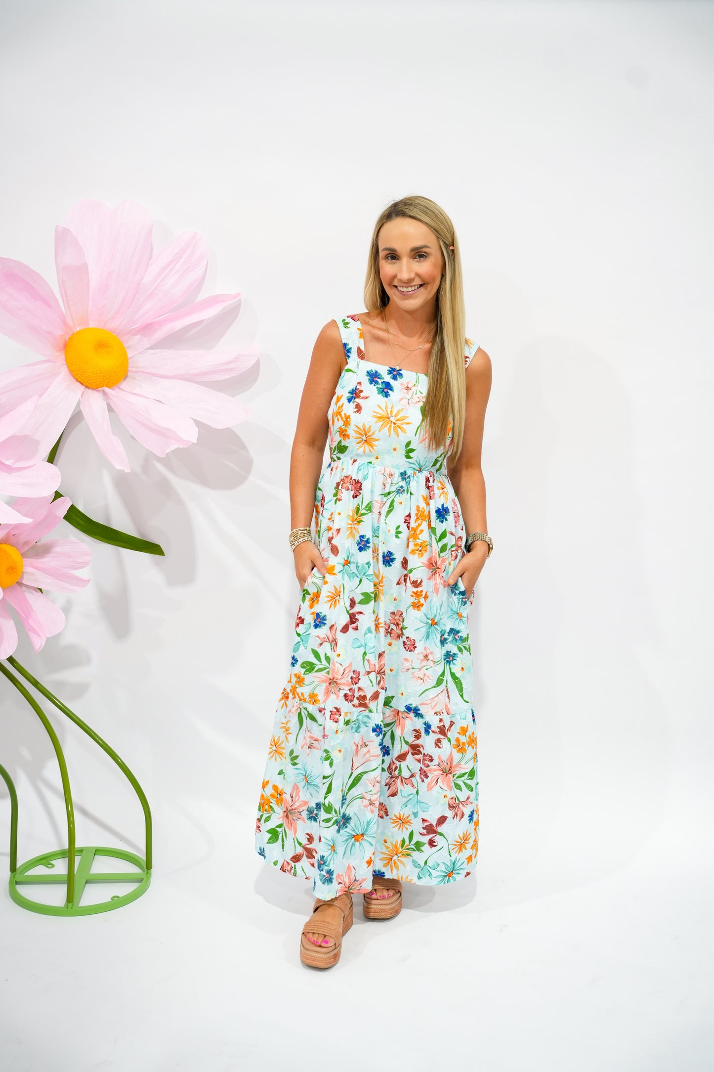 Janey Dress - Endless Wildflower - Southern Belle Boutique