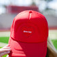 Game Day Trucker Hat - Red - Southern Belle Boutique