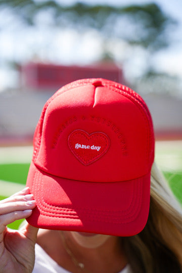 Game Day Trucker Hat - Red