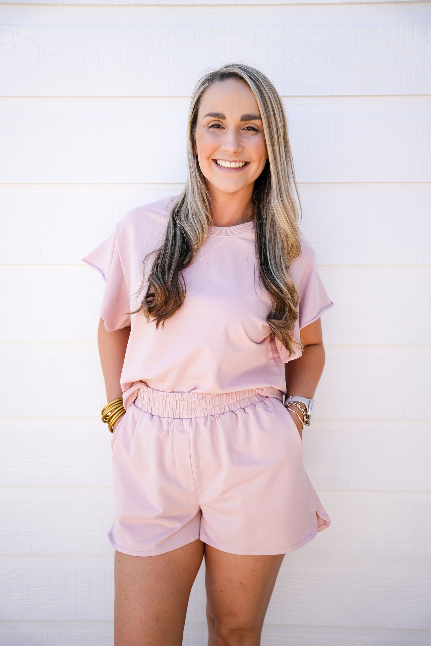 Milani Top - Petal Pink - Southern Belle Boutique