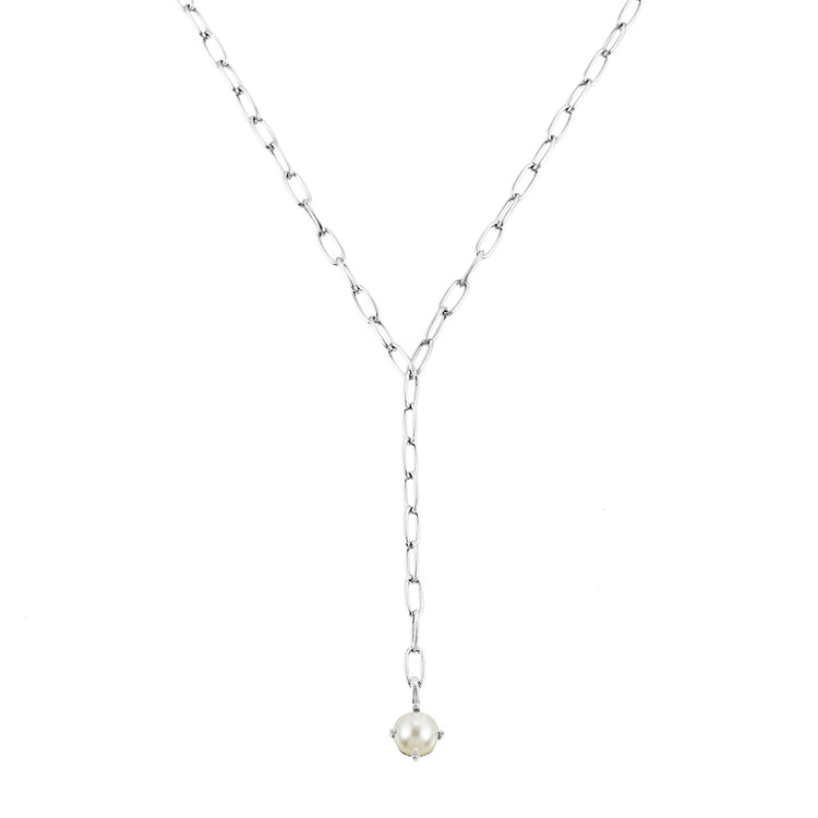 Shine Bright Pearl Lariat Necklace - Southern Belle Boutique