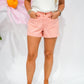 Carlisle Short - Peaches N Cream - Southern Belle Boutique
