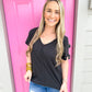 Raya Top - Black - Southern Belle Boutique