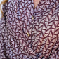 Brown Abstract Waist Tie Mini Dress
