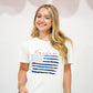 Freedoms Star Rhinestone Tee - Southern Belle Boutique