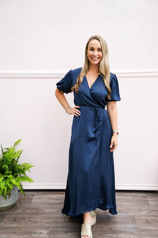 Navy Long Dress