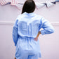 Striped Blue Romper