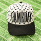 Game Day Black Polka Dot Trucker Hat