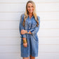 Anika Denim Dress - Medium Wash