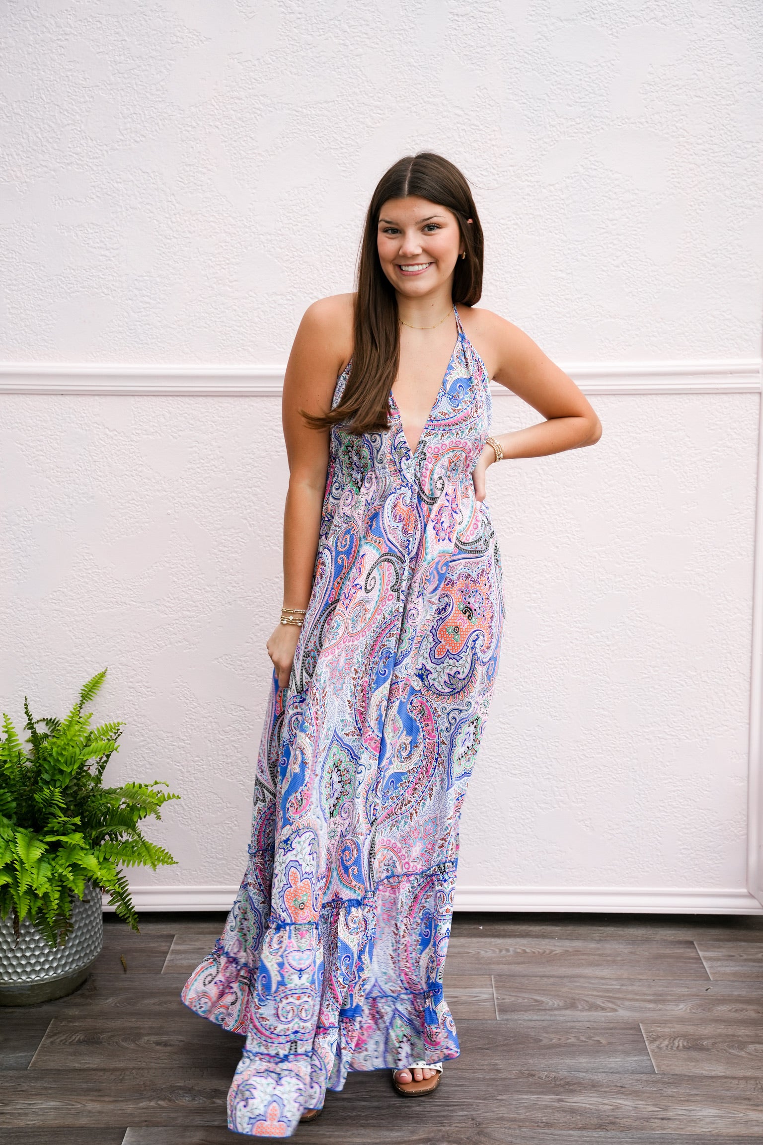Aelis Backless Dress - Southern Belle Boutique