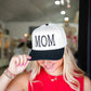 Mom Truck Hat - Black/Cream - Southern Belle Boutique