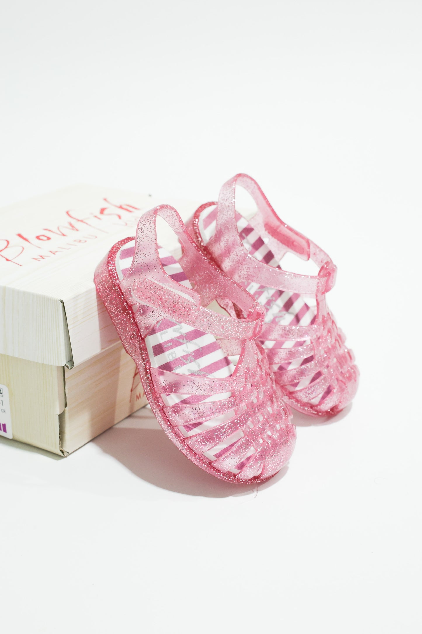 Jellyfish Toddler Sandal - Pink Sparkle - Southern Belle Boutique