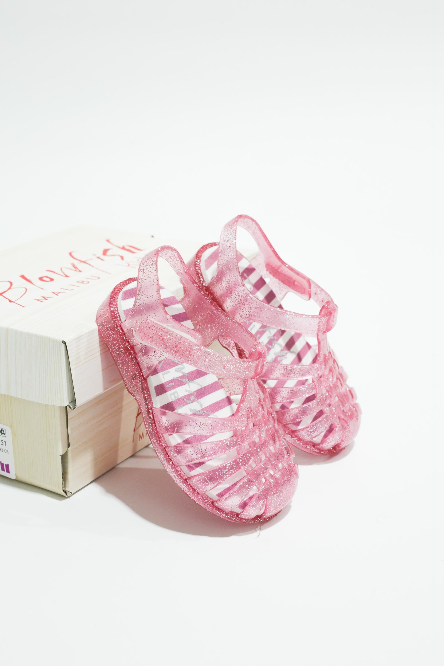 Jellyfish Toddler Sandal - Pink Sparkle - Southern Belle Boutique