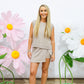 Silken Taupe A-Line Pima Cotton Set - Southern Belle Boutique