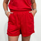 Racing Red Polo Short Set