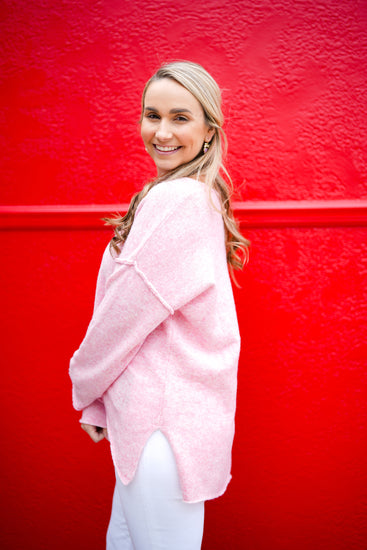 Soft V-Neck Knit Sweater - Southern Belle Boutique