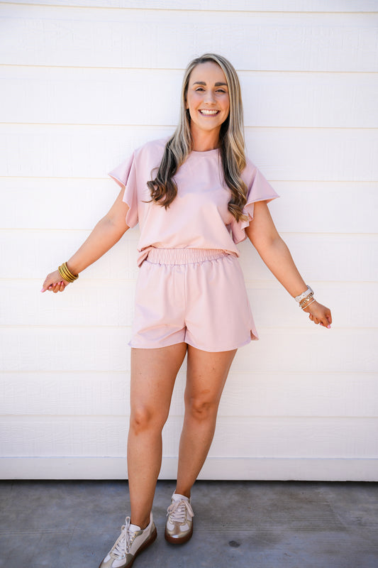 Milani Top - Petal Pink - Southern Belle Boutique