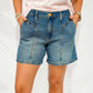 Hailey High Rise Short - Shine Wash - Southern Belle Boutique