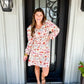 Magali Dress - Raspberry Bloom