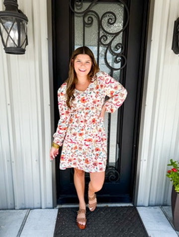 Magali Dress - Raspberry Bloom - Southern Belle Boutique