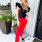 Scarlet Mid Rise Crop Jean