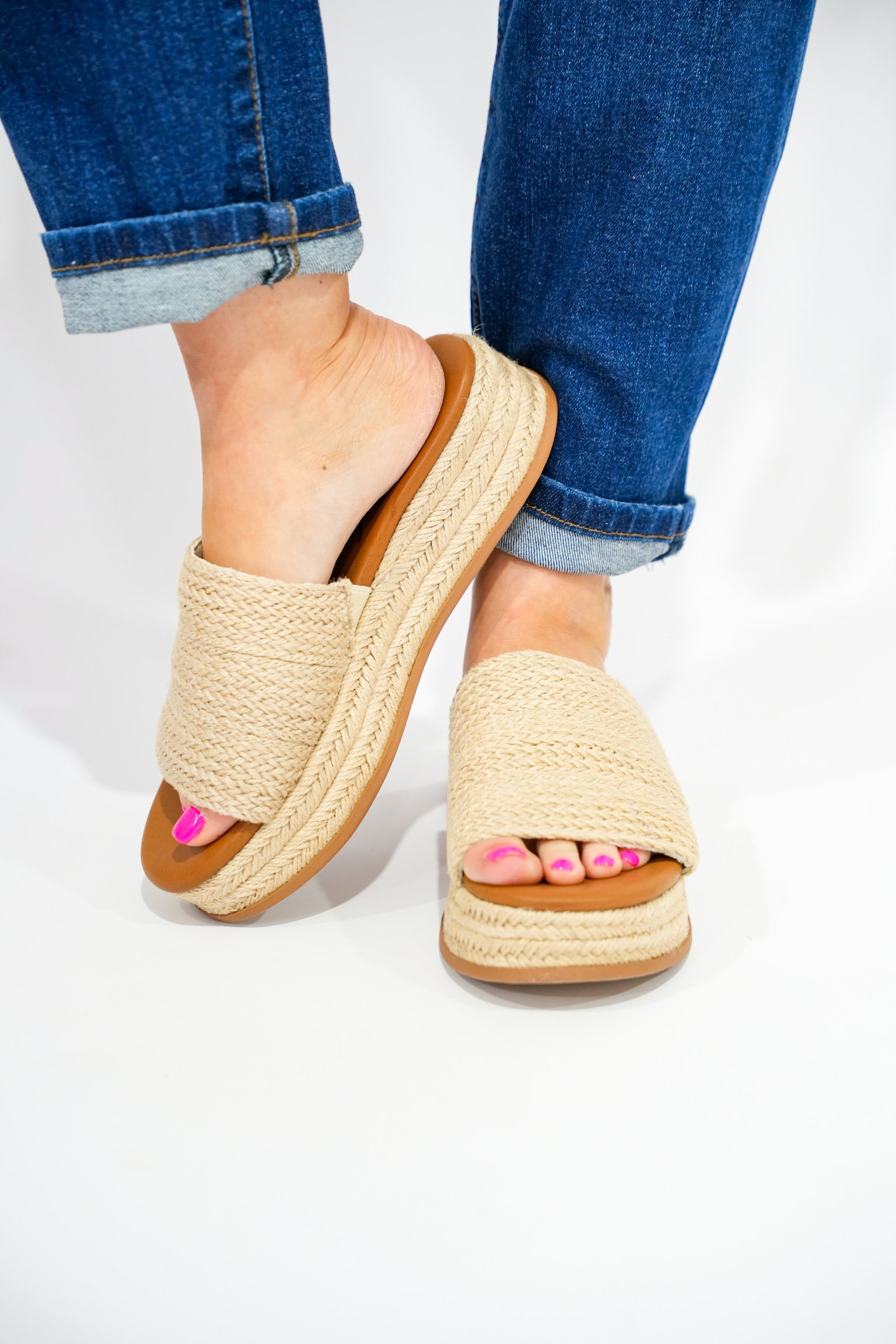 Marshlo-B Rope Espadrille Flatform Sandals - Southern Belle Boutique