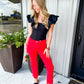 Scarlet Mid Rise Crop Jean