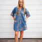 Denim Floral Dress