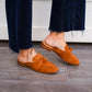 Sheena Suede Knot Mule - Camel