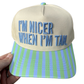 I'm Nicer When I'm Tan Canvas Cap - Southern Belle Boutique