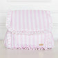Diaper Bag - Pink Polka Stripe