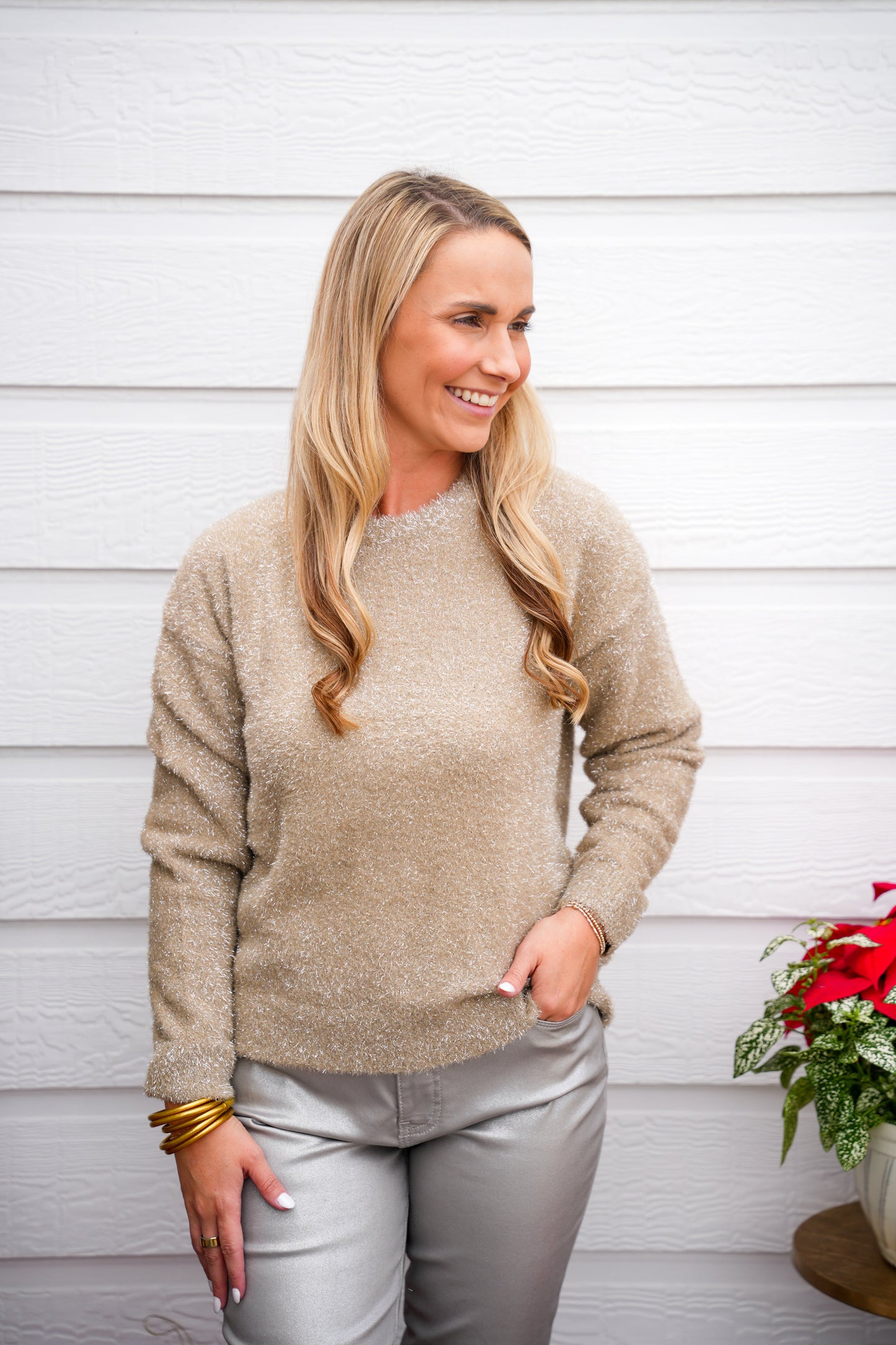 Jaylani Sweater - Champagne